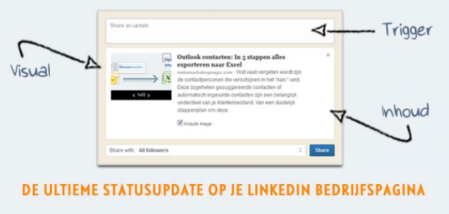 De ultieme statusupdate op je LinkedIn bedrijfspagina